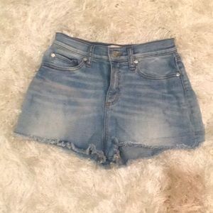 VS PINK BLUE JEAN SHORTS